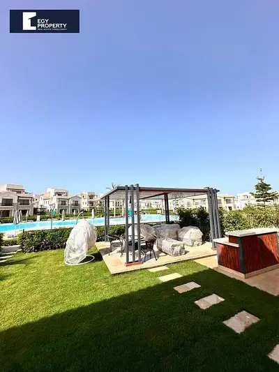 Townhouse Direct on pool For Sale in Marassi North Coast Fully Furnished Ready to move