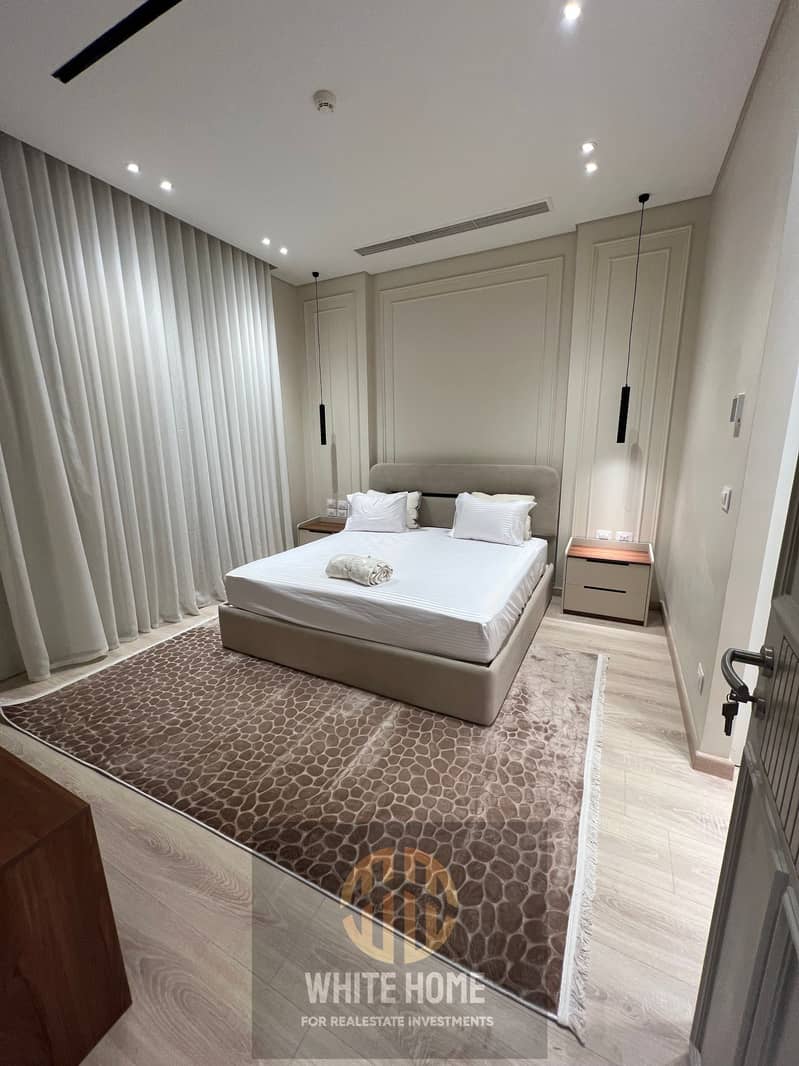 Apartment Fully Furnished first Use for rent in Aljazi JW Marriott In New Cairo near to Gym & pools & Sauna ,Jacuzzi nearest to The water way and Cfc. – další