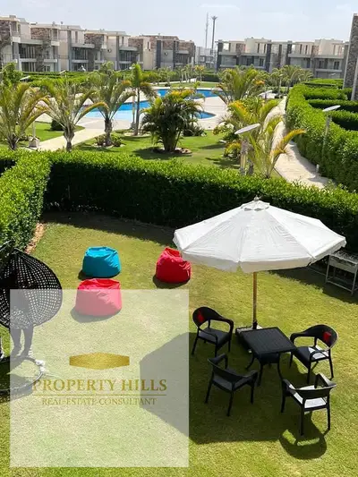 Ground floor chalet with garden in Ras El Hekma, ready for immediate occupancy, for sale at a price lower than the original price in Marseilia Beach.