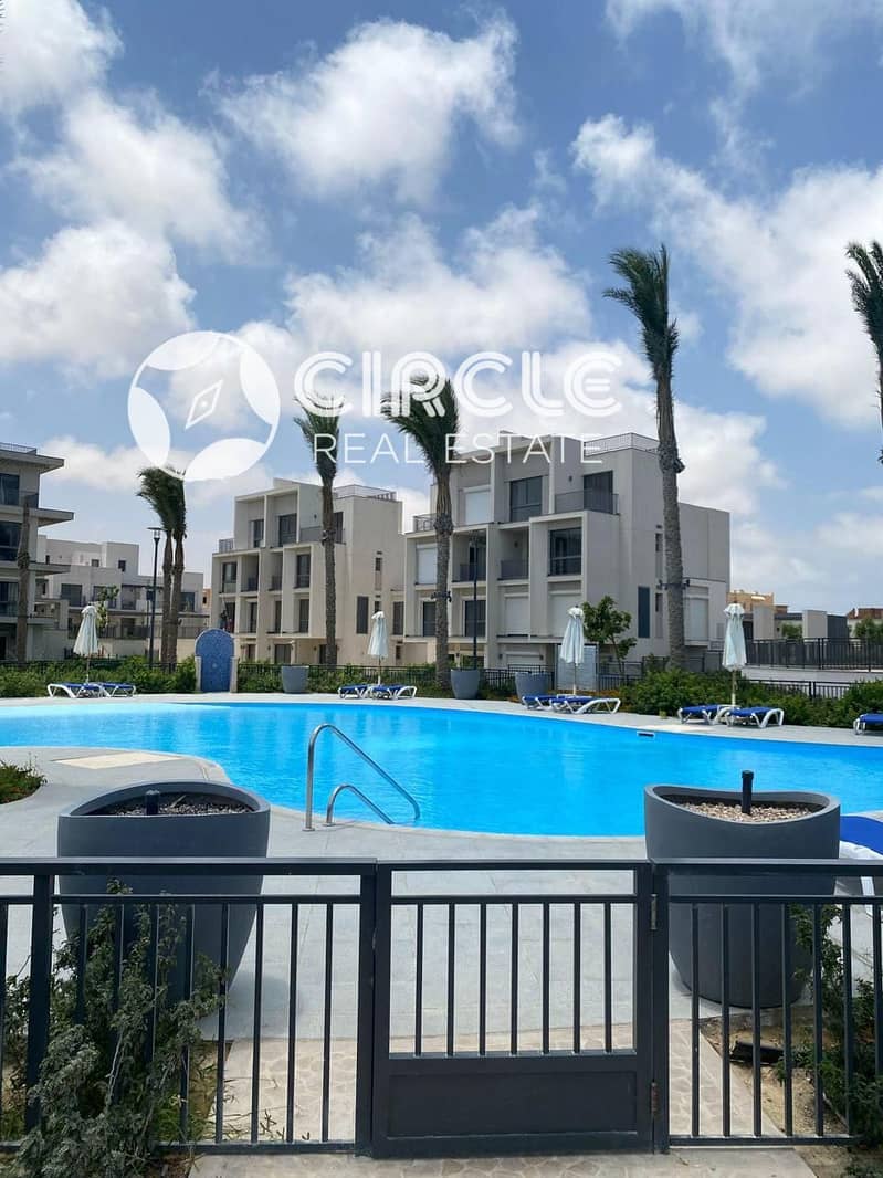 167m Furnished Villa Townhouse With 242m Private Garden For Rent In Marassi Near Sidi Abdel Rahman North Coast - Ansicht 2