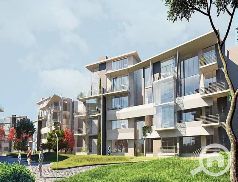 At a special price, own an apartment in a garden with a breathtaking view of the landscape in the heart of the best location in the Eastern Extensions next to Palm Hills. - Vista 3