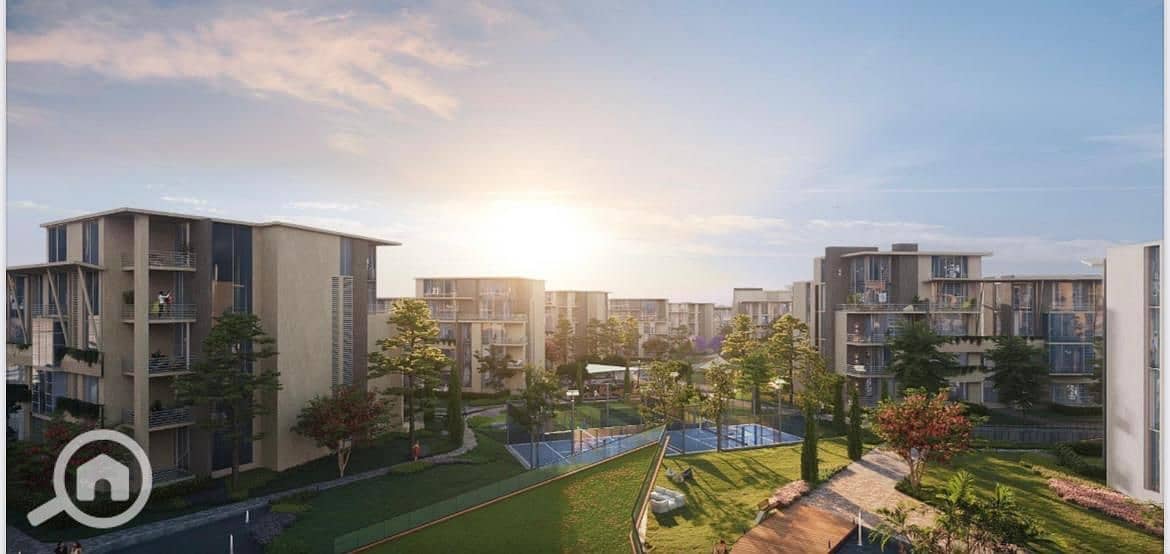 At a special price, own an apartment in a garden with a breathtaking view of the landscape in the heart of the best location in the Eastern Extensions next to Palm Hills. - Altro