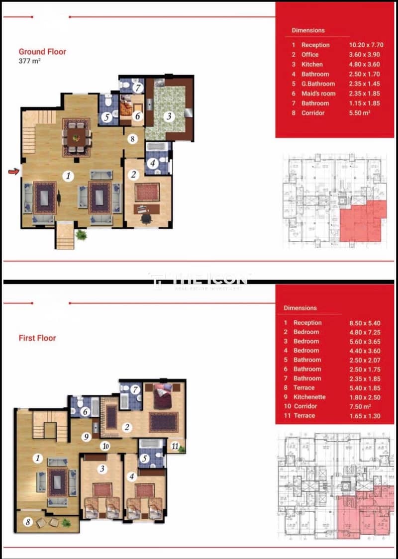 Duplex 377m for sale in the Hay City compound, immediate delivery near swimming pools. - Ansicht 6