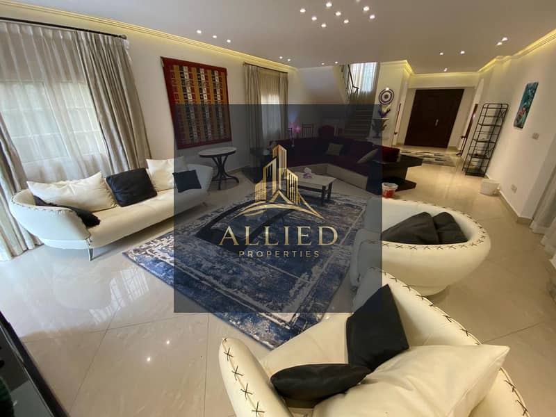 furnished villa with private pool for rent in madinaty-new cairo - Ansicht 2