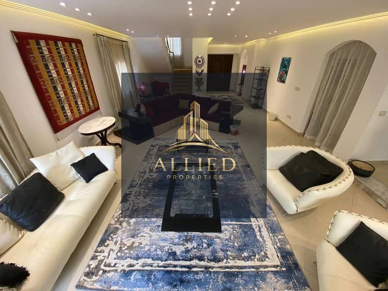 furnished villa with private pool for rent in madinaty-new cairo - Ansicht 3