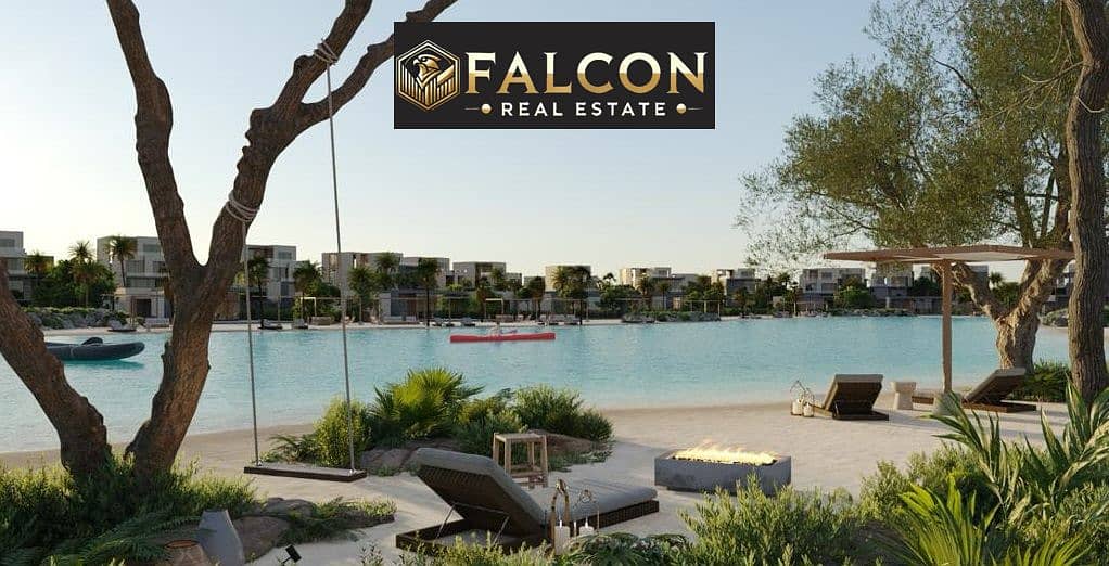 With 30% Discount Own A Fully Finished Chalet 1st Row On Lagoon With Sea View in Sidi Heneish Beside Silver Sands & Almaza Bay in Marsa Baghoush - Ansicht 4