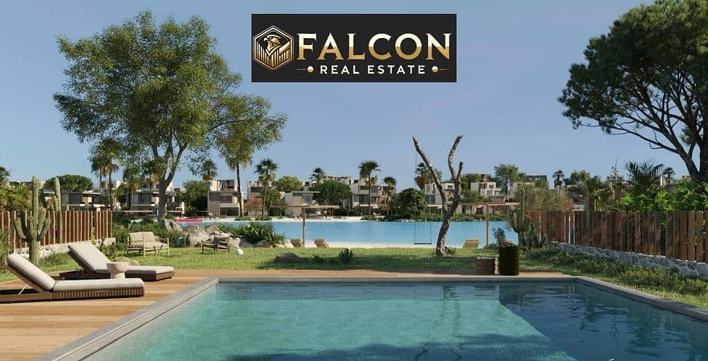 With 30% Discount Own A Fully Finished Chalet 1st Row On Lagoon With Sea View in Sidi Heneish Beside Silver Sands & Almaza Bay in Marsa Baghoush - Ansicht 5