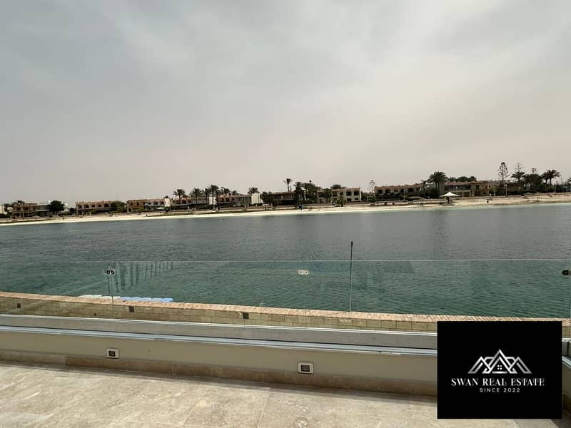 Ultra-Luxury 5-Bedroom Fully Air-Conditioned Villa for Rent in Marina 5, Island 1 - Prime First Row Directly on the Lake with Private Swimming Pool, 4 - Widok 4