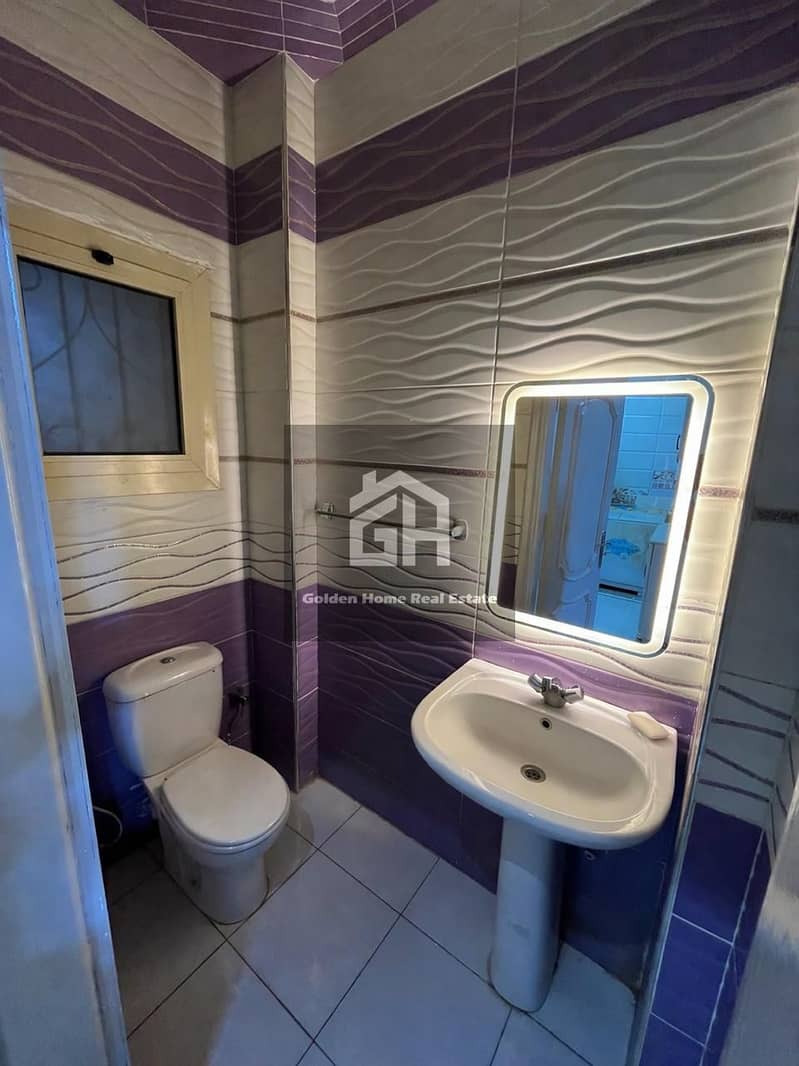 Furnished and air-conditioned apartment for rent in Phase 1, opposite Hyper One, in Elkhmayel Compound, Sheikh Zayed - Mehr