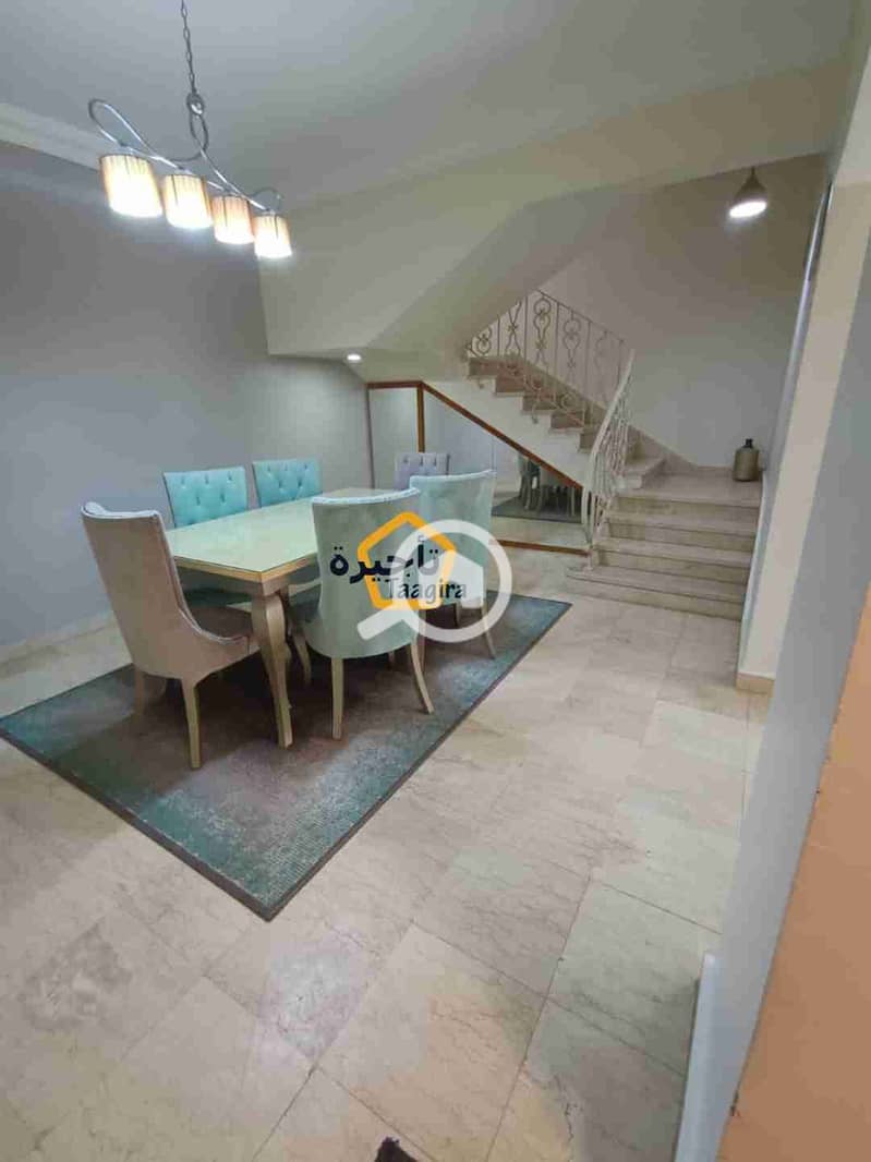 Furnished villa for rent in Al Rehab City 2, New Cairo, 4 bedrooms - Więcej