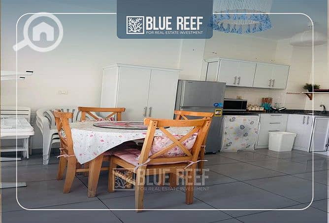 Chalet with garden fully furnished and appliances, ready to move, sea view, close to the sea in Amwaj North Coast - Widok 4