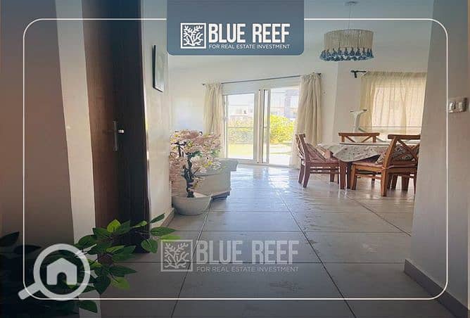 Chalet with garden fully furnished and appliances, ready to move, sea view, close to the sea in Amwaj North Coast - Widok 5