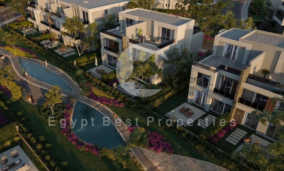 Twin Villa For Sale in El Patio Town La Vista Fully Finished 5% DP Near Delivery - Widok 5