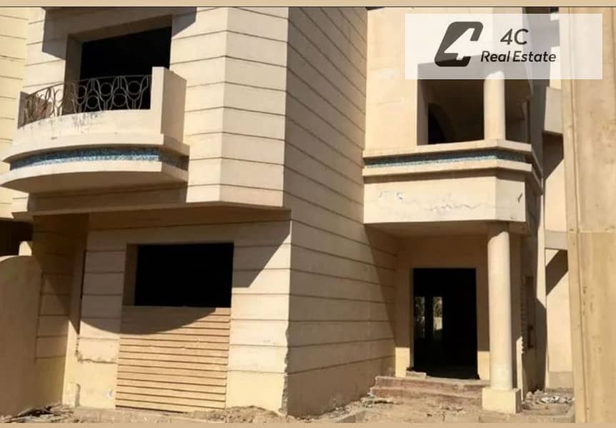 Twin house 333m², a great deal in Golden Heights 1, Fifth Settlement. 5 rooms, immediate delivery, open landscape view directly opposite Al Rehab, - Mehr