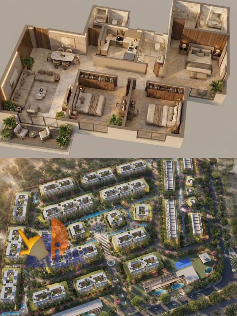 Administrative office for sale, ready for immediate occupancy, currently rented for 94,400 EGP per month, in the heart of Fifth Settlement, Yasmin Vil - Widok 4