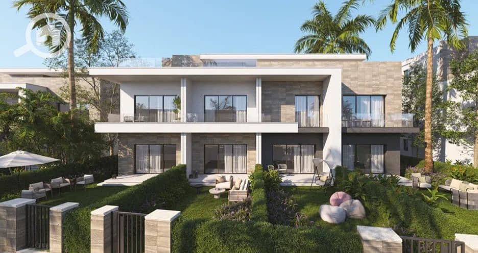 Town house villa for sale with sea view in Q Bay North Coast, next to Marina North Coast - Ansicht 2