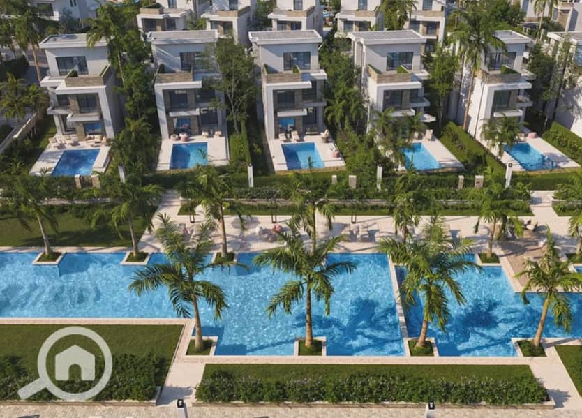 Town house villa for sale with sea view in Q Bay North Coast, next to Marina North Coast - Ansicht 4
