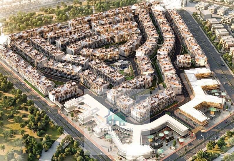 Studio apartment for sale in Hadayek October, prime location, launch price, first phase of the project, excellent location within the compound, landsc - Mehr