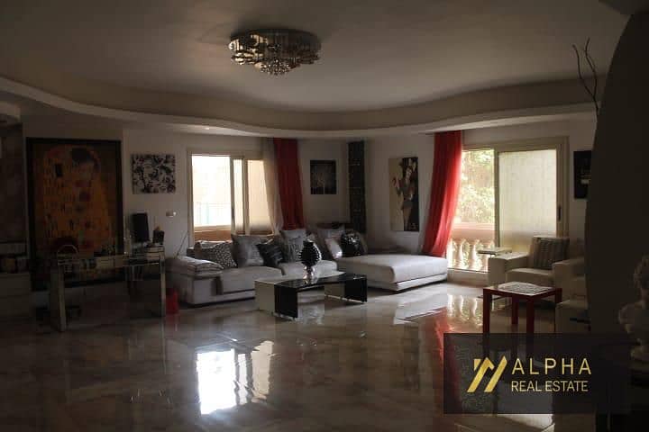 Luxury Ground Floor Apartment with Private Garden for Sale in Remas Compound, New Cairo - Więcej