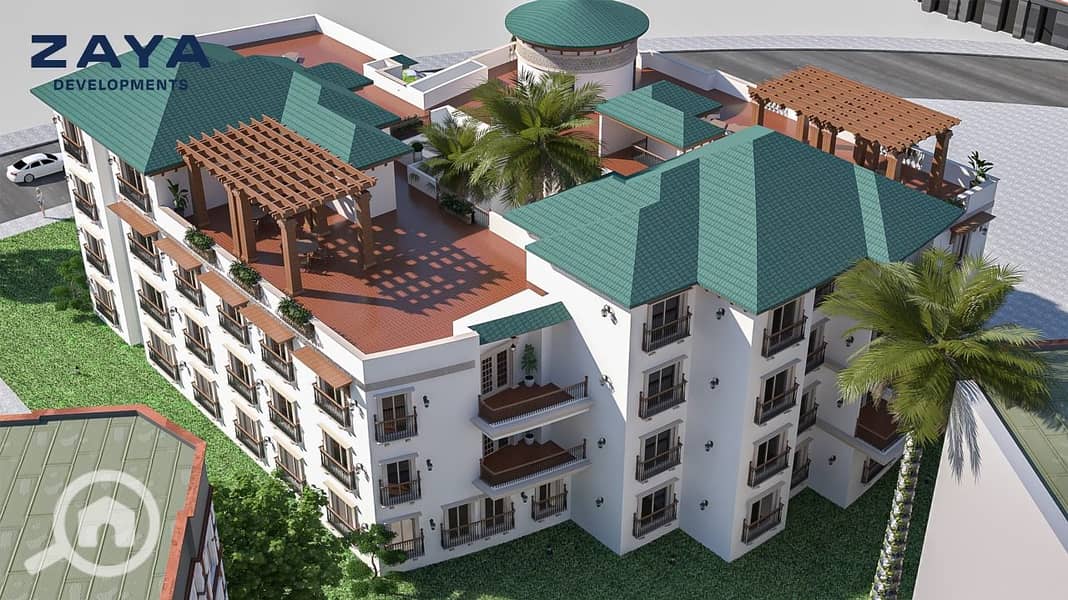 Apartment with Garden for Sale in Dreamland (Crescent), October City – Prime Location at a Special Price | Near Delivery - Ansicht 2