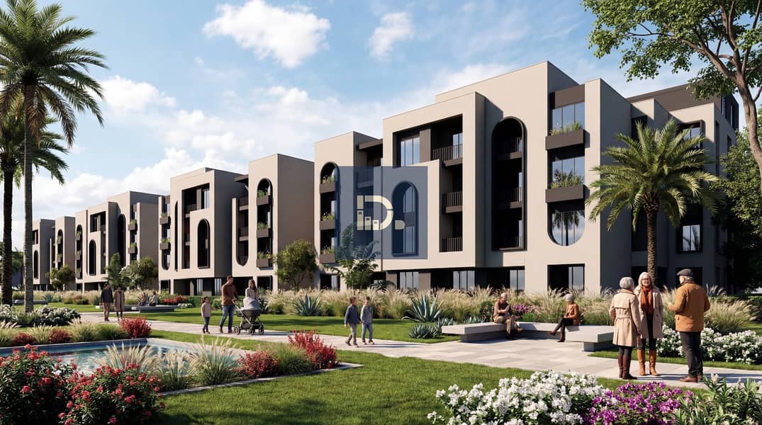 Without any introductions | 106m apartment - 2BD in Tamaya Residence in Sheikh Zayed Old | On Al-Nazha Road in front of Al-Rabwa Compound | Installments up to 12 years - Ansicht 5