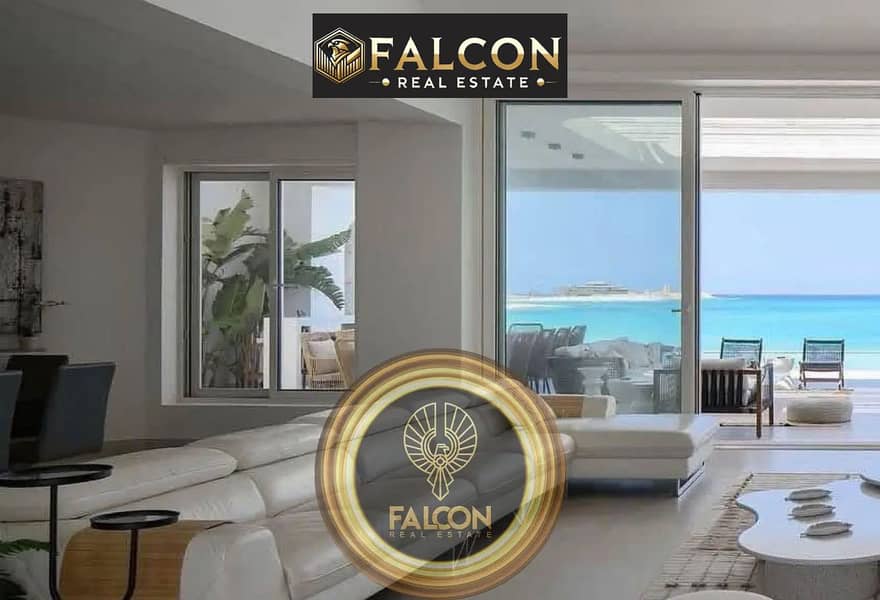 apt+garden 108m=lagoon 1st row+3 minutes to the sea+installments-marina 8 new alamein city north coast - Więcej