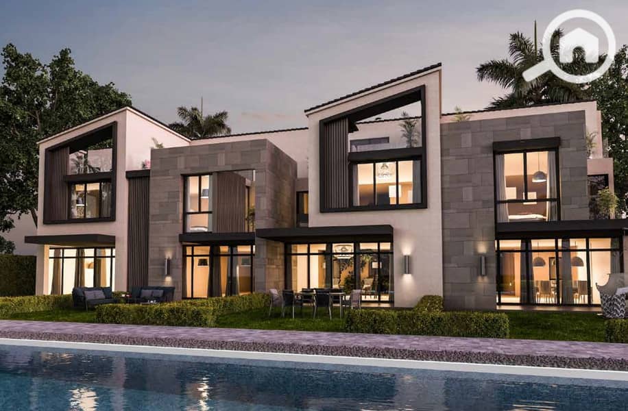 Twin house villa for sale, ready to visit, in Keeva Compound, 6th of October - Widok 6