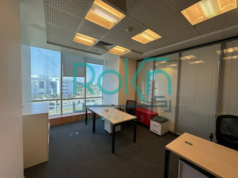 furnished office for rent in smart vilage 1,200 sqm – pohled 6