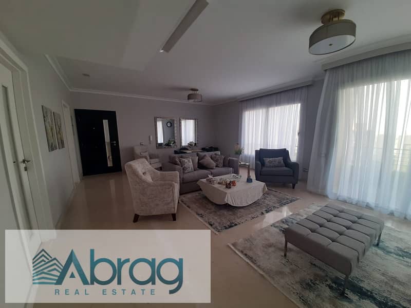 Apartment for rent, 154 sq m, two bedrooms, furnished and air-conditioned, Palm Parks compound, October - Widok 2