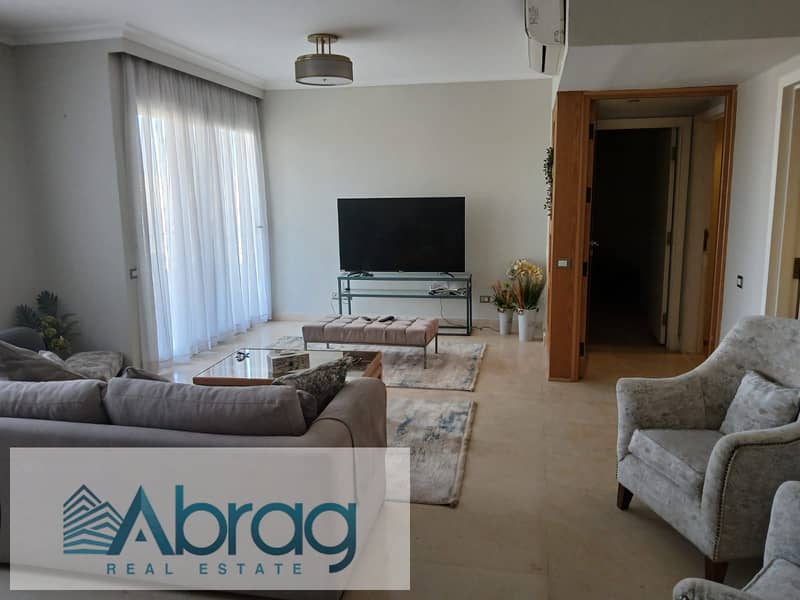 Apartment for rent, 154 sq m, two bedrooms, furnished and air-conditioned, Palm Parks compound, October - Widok 3