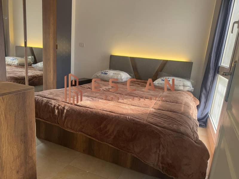 Furnished apartment for rent in the newest phase of Madinaty, B12, super lux finishing, Near services. - Widok 3