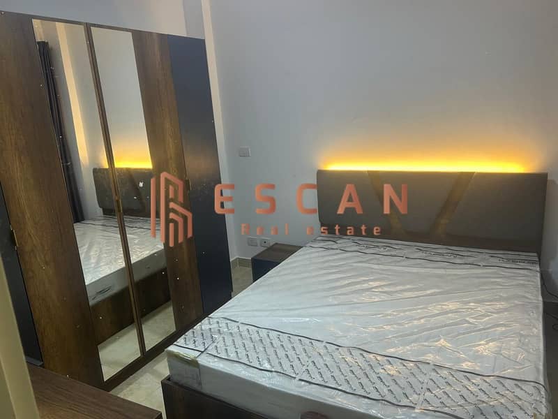 Furnished apartment for rent in the newest phase of Madinaty, B12, super lux finishing, Near services. - Widok 5