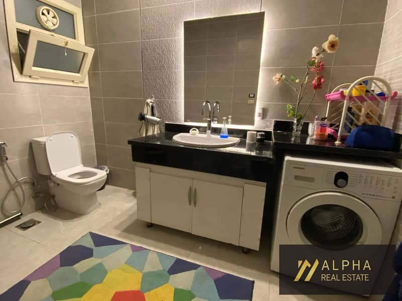 Fully furnished apartment for rent in Yasmeen 7 New Cairo 230 sqm super lux 3 bedrooms master 3 bathrooms fully equipped kitchen elevator dual view pr – pohled 4