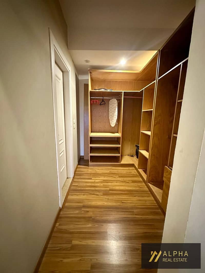 Fully furnished apartment for rent in Yasmeen 7 New Cairo 230 sqm super lux 3 bedrooms master 3 bathrooms fully equipped kitchen elevator dual view pr – pohled 6