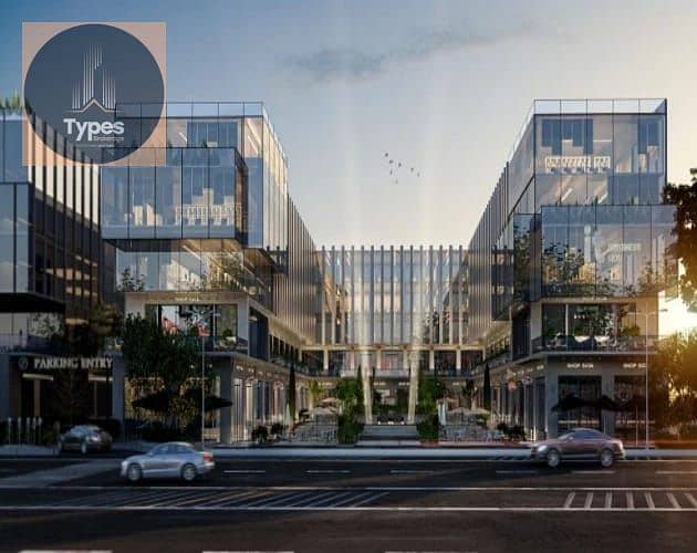 Office for sale in *Sky Ramp Mall - Sheikh Zayed* Area: 102m, prime location (Open View + next to the elevator) - Widok 2