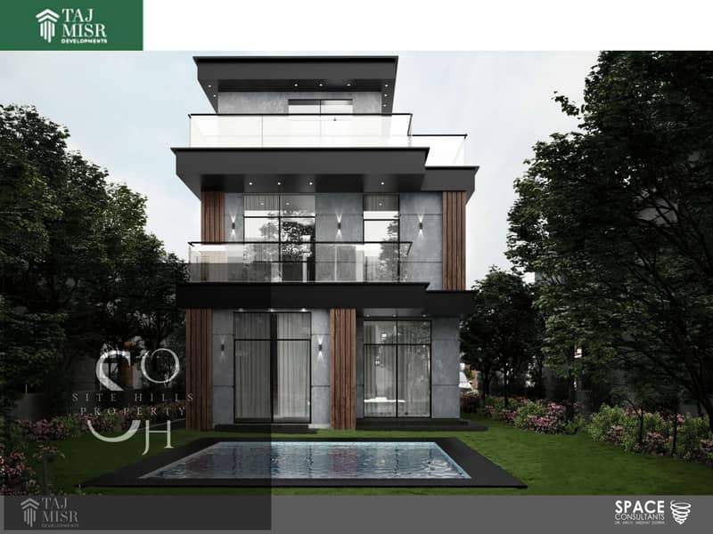 Villa for sale in De Joya New Zayed, continuation of installments, with an area of 354 square meters, prime location. – pohled 2