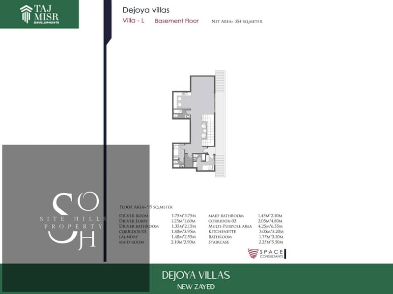 Villa for sale in De Joya New Zayed, continuation of installments, with an area of 354 square meters, prime location. – pohled 4