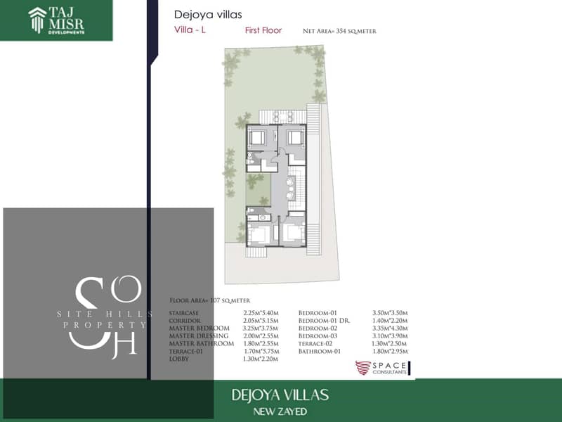 Villa for sale in De Joya New Zayed, continuation of installments, with an area of 354 square meters, prime location. – pohled 6