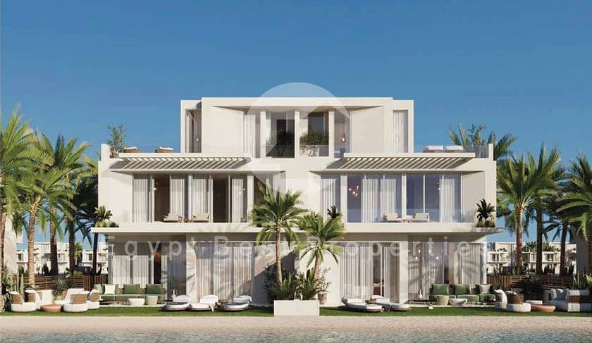 Townhouse Corner for sale in Ras El Hikma North Coast Fully Finished - Sea View + Lagoon - Ansicht 4