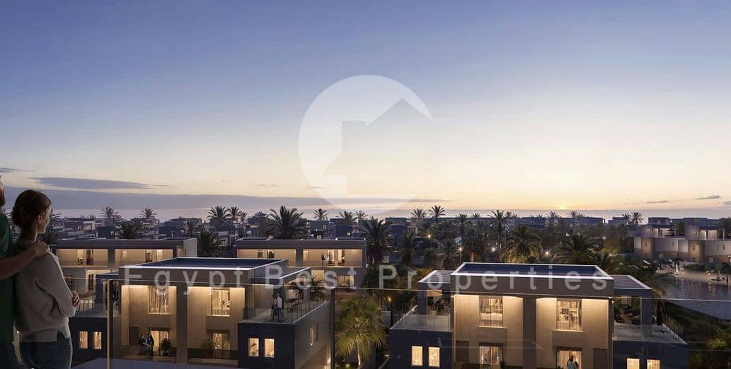 Townhouse Corner for sale in Ras El Hikma North Coast Fully Finished - Sea View + Lagoon - Ansicht 6