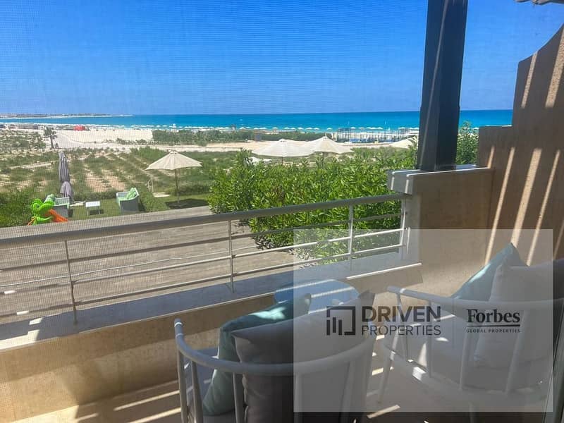 First Row Sea View Fully Furnished Twin House for Sale in Telal Alamein Sidi Abdel RahmanNorth Coast Ready To Move - Ansicht 2