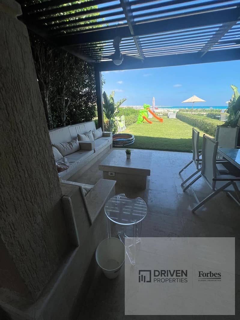 First Row Sea View Fully Furnished Twin House for Sale in Telal Alamein Sidi Abdel RahmanNorth Coast Ready To Move - Ansicht 4