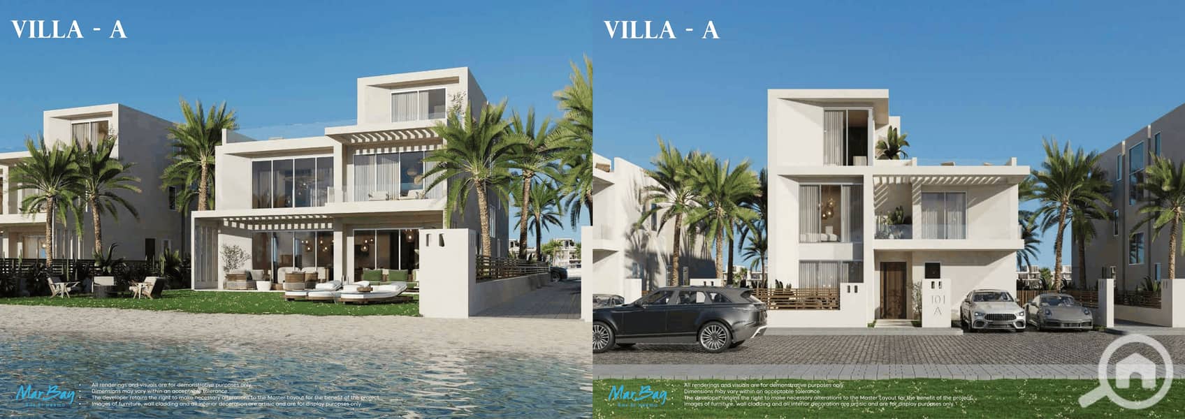 Villa at Chalet Price in Marbay Ras El Hekma by Al Marasem 155 sqm - Widok 3
