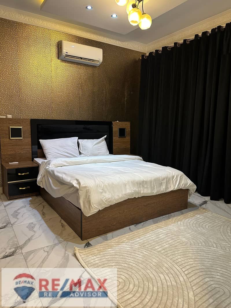 Furnished apartment for rent, modern furnishings of the highest standard, in Beverly Hills Courtyard Compound – Sheikh Zayed – pohled 6