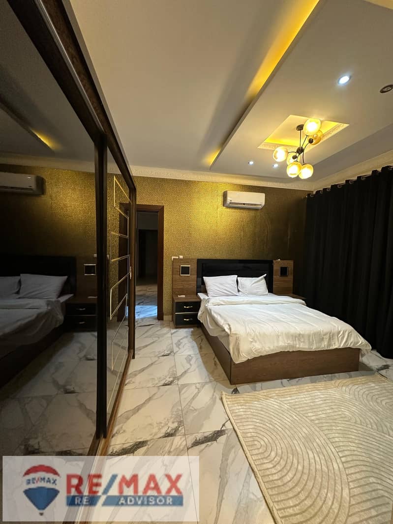 Furnished apartment for rent, modern furnishings of the highest standard, in Beverly Hills Courtyard Compound – Sheikh Zayed – další