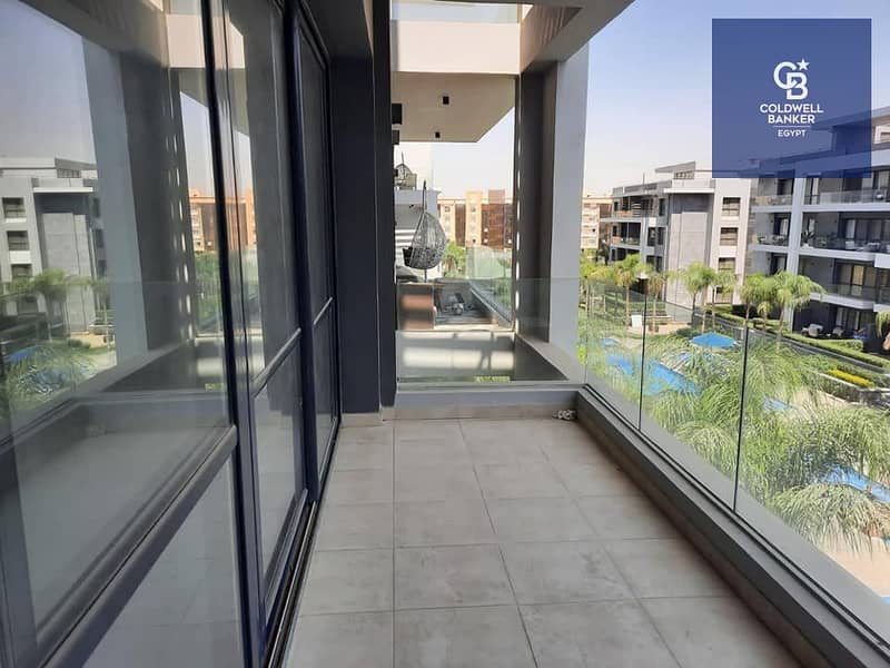 Own a fully furnished apartment with a sea view in Al Patio Riva M La Vista compound with a down payment of 600,000 and installments over 8 years. - Mehr