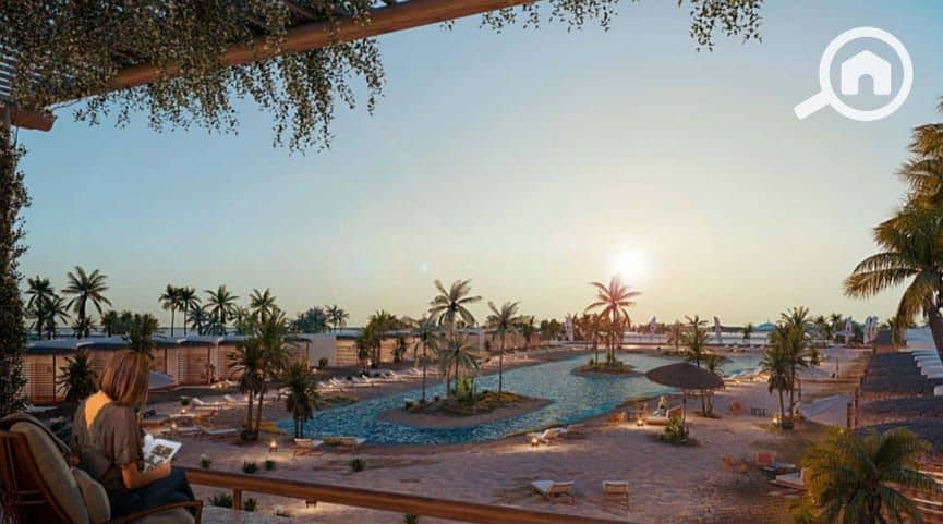 Fully Finished Chalet for Sale with Immediate Delivery and Sea View – Hacienda West by Palm Hills, Ras El Hekma, Available on Installments. - Meer