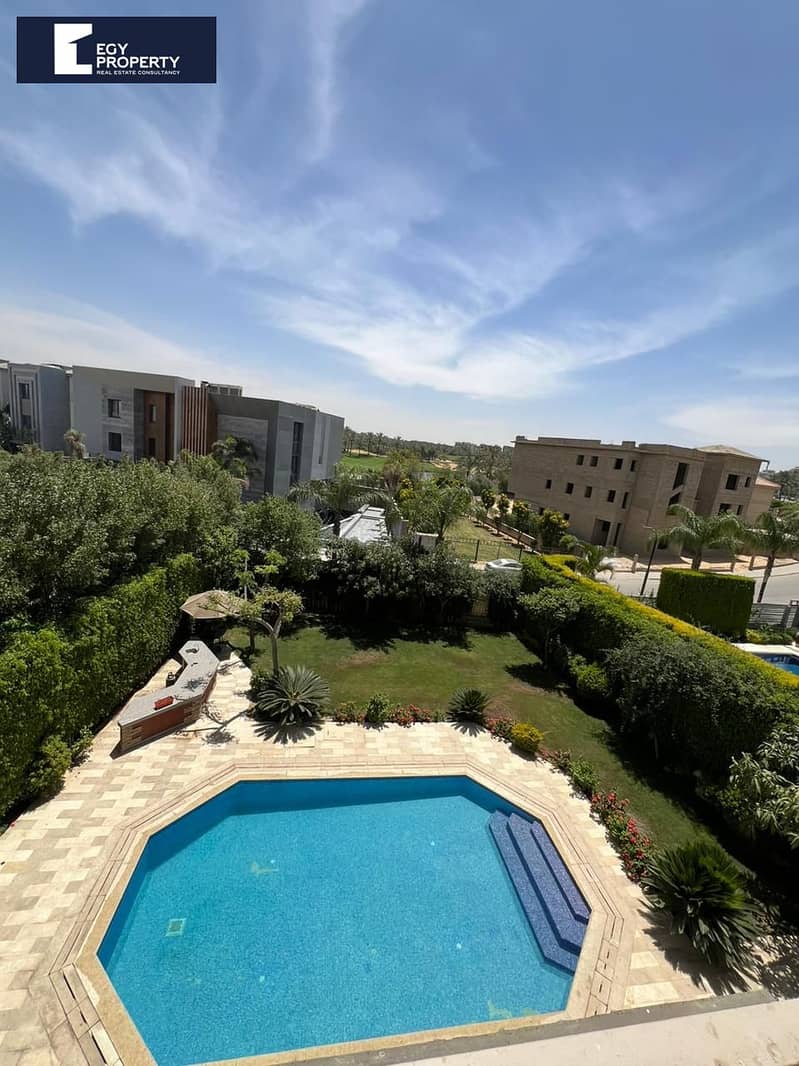 Villa with private pool For Sale in Katameya dunes New Cairo Fully Furnished overlooking golf - Mehr