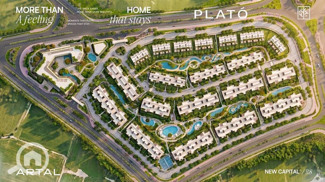 With a down payment of only 340,000 and a monthly installment of 25,000, an apartment is for sale in the New Administrative Capital, next to the Diplo - Ansicht 4