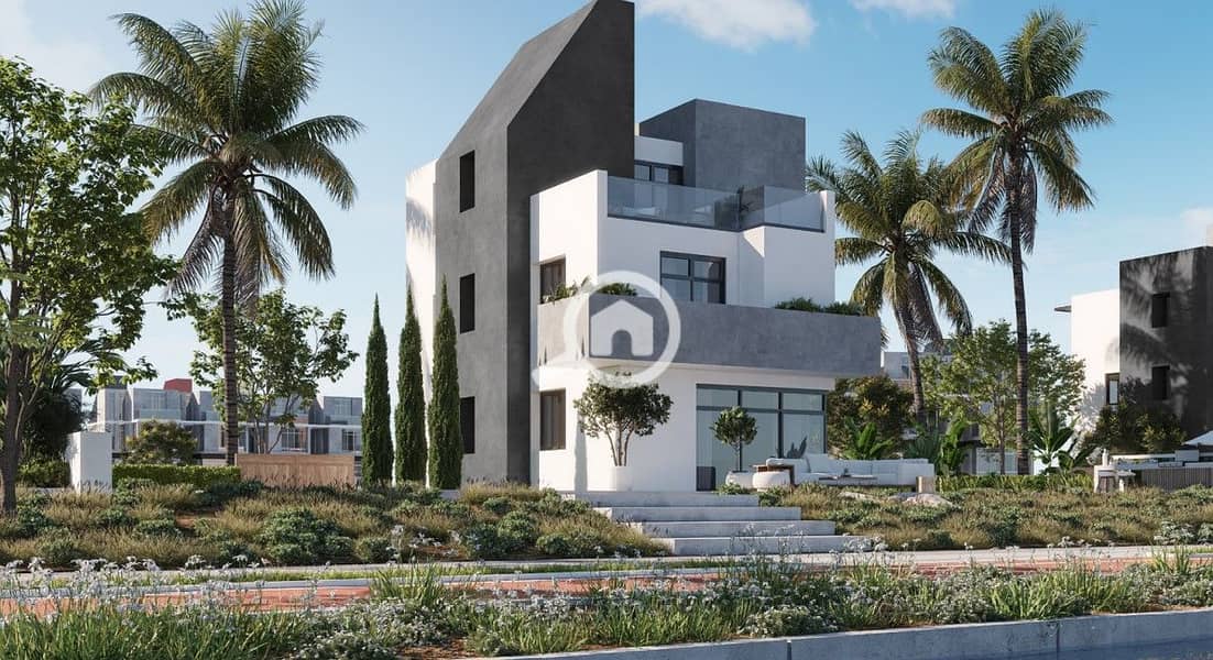 Villa with a unique view Rivers - New Cairo Development | Direct view of the lagoon | Sheikh Zayed City - Widok 2